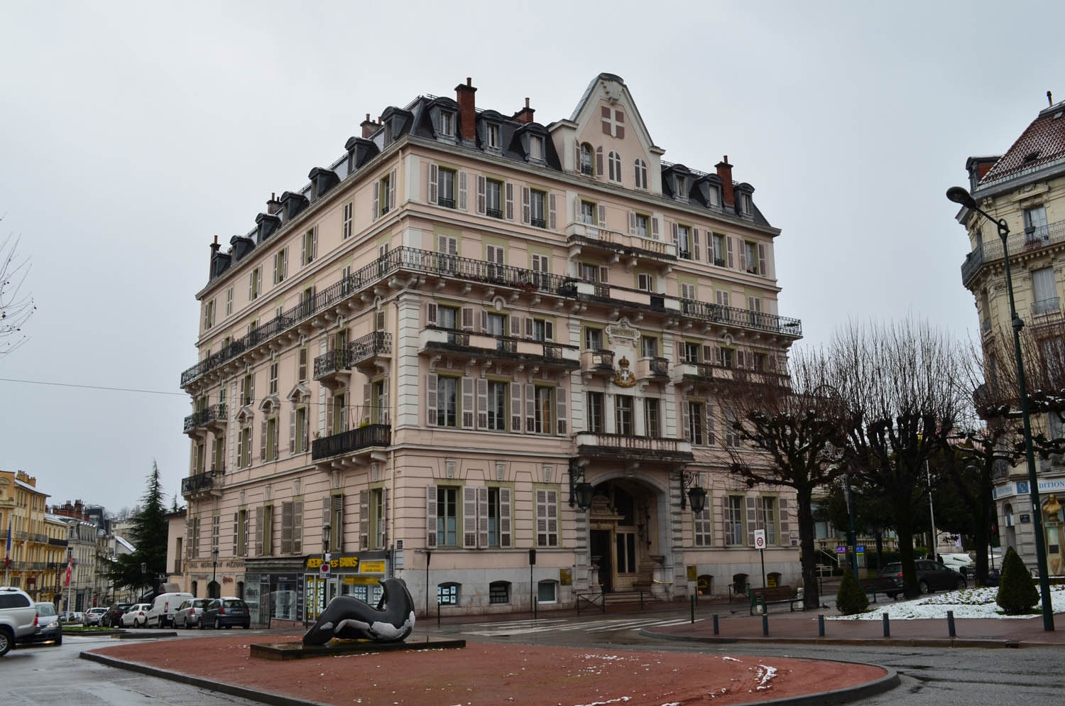 Le grand hotel d'aix les bains en hiver