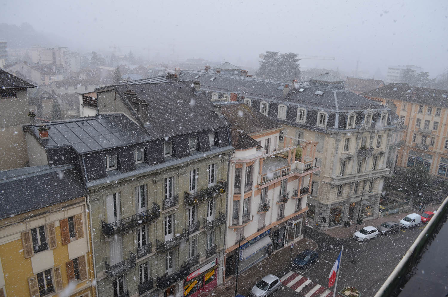 Vue de la fenêtre du Grand hôtel